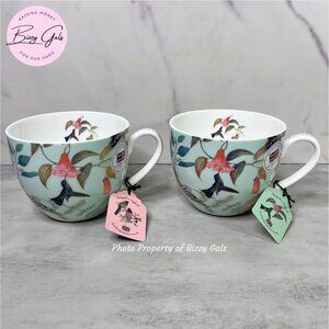 Bluebird & Willow HUMMINGBIRD Mug Cup Set of 2